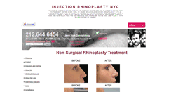 Desktop Screenshot of injectionrhinoplastynyc.org